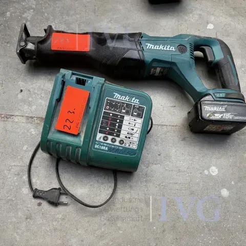 Batteridrevet bajonetsav MAKITA DJR186