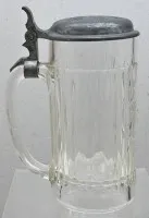 Cană mare de bere "Pschorr Bräu München", înălțime 17,5 cm