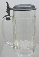 Stort ølkrus "Pschorr Bräu München", høyde 17,5 cm