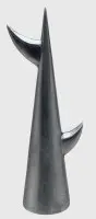 Dekorativ aluminiumsskulptur af designerne Knut og Marianne Hagberg, designet til IKEA i 1990'erne eller 2000'erne, højde 16 cm