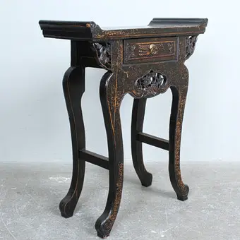 طاولة كونسول حائطية صينية مع درج.