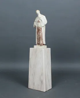 أدولف يان (1858–1941). من بعده. منحوتة «ناتان الحكيم»، من الألاباستر على قاعدة من الرخام، حوالي 1890، ألمانيا.