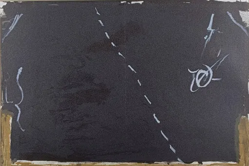 TÀPIES, ANTONI。仿作。Derrière le miroir 原版彩色石版画。第168号。1967年。