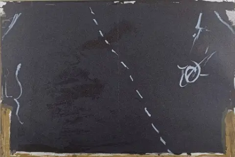 TÀPIES, ANTONI. SEGÚN. Litografía en color original de Derrière le miroir. N.º 168. 1967.