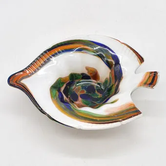 MICHAEL POLCZER。MP GLASZAUBER,设计师碗,多层工作室玻璃,德国。