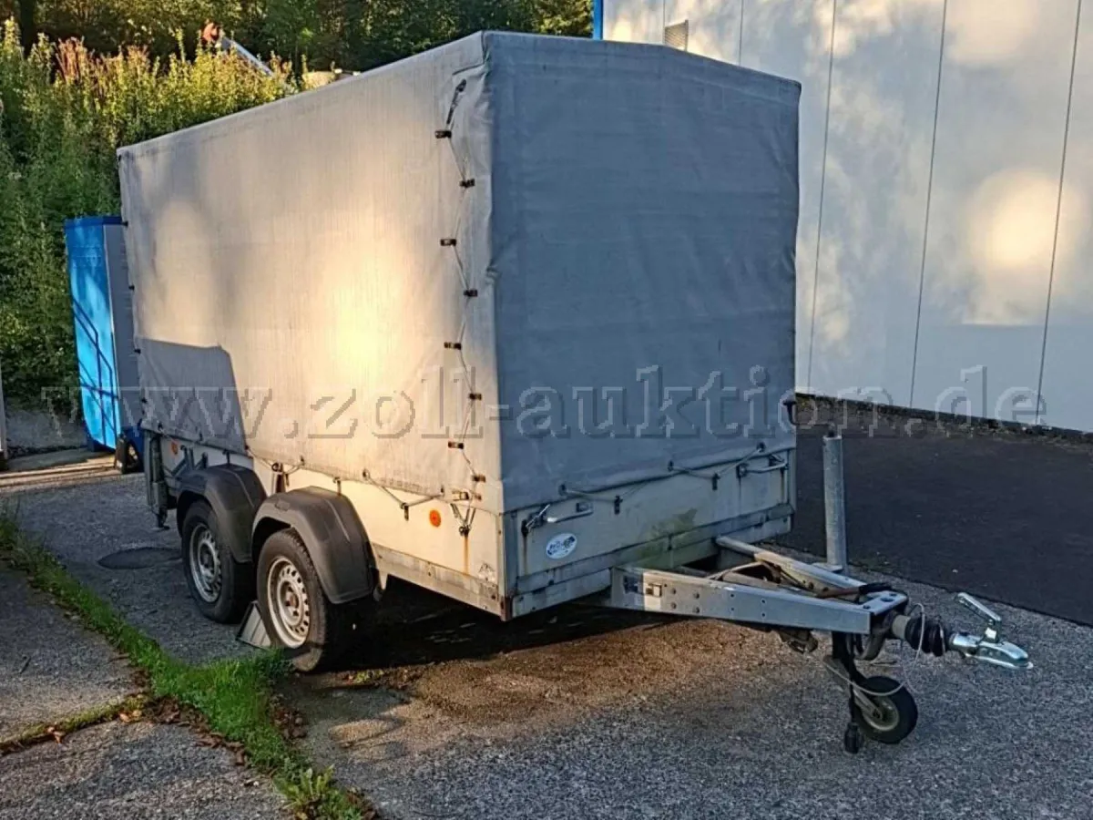 1 Westfalia tilhenger åpen kasse med presenning