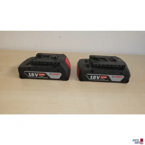 to verktøybatterier Bosch 18 V 2,0 Ah Li-Ion