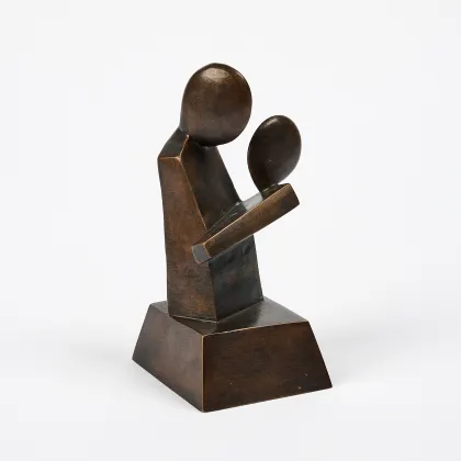 Anton Räderscheidt, madre e figlio