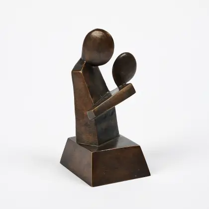 Anton Räderscheidt, madre e figlio