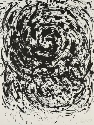 Günther Uecker, foaia 1 (din: Spirale)