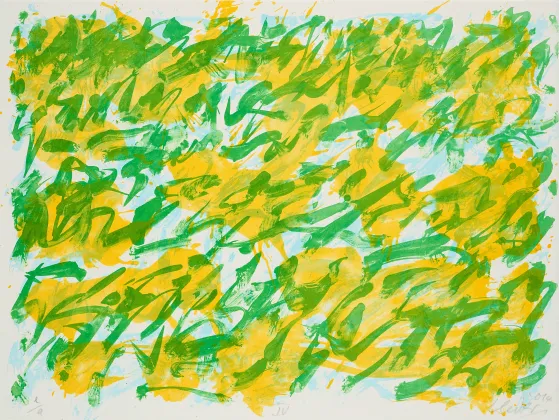 Günther Uecker, Blatt IV (Da: Geschriebene Bilder)