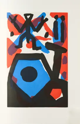 A.R. Penck, ein dich ten der tat - N. VIII