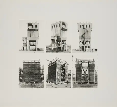 Bernd und Hilla Becher, silo per carbone e torre di raffreddamento