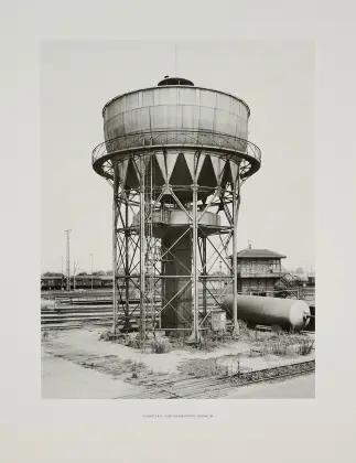 Bernd und Hilla Becher, Torre dell'acqua, scalo di smistamento Mannheim