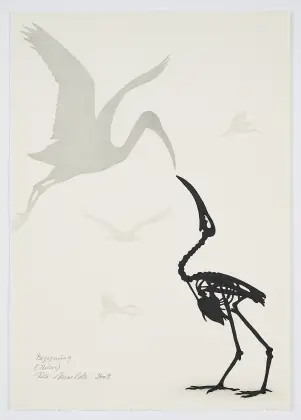 Rune Mields, 'Begegnung (Ibisse)'