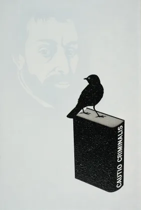 Rune Mields, '(F.v.S) Vir Evangelicus - bülbül + kitap'