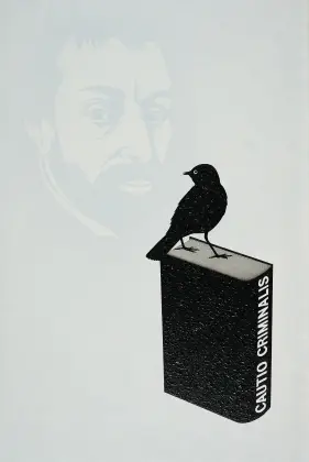 Rune Mields, '(F.v.S) Vir Evangelicus - die Nachtigall + das Buch'