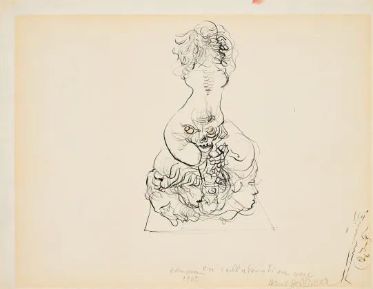 Hans Bellmer, Sin título (Visage Etudes)