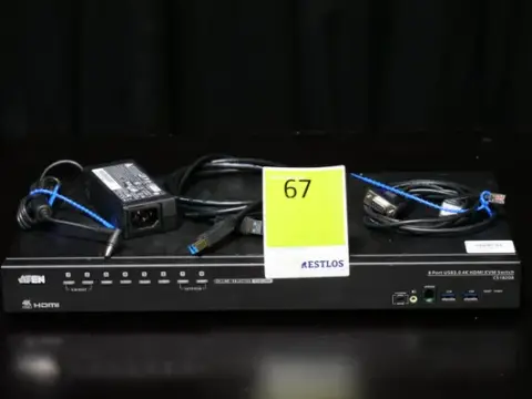 ATEN 8-port KVM-switch USB3.0 + HDMI 2.0 inkl. 8x USB-B 3.0-kabel