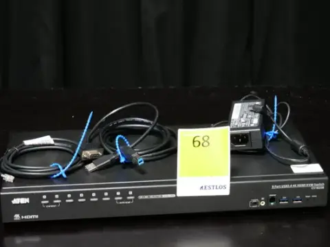 ATEN 8-port KVM-switch USB3.0 + HDMI 2.0 inkl. 8x USB-B 3.0-kabel
