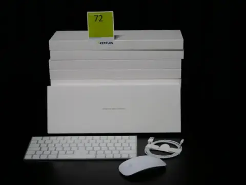 10 adet Apple Magic Mouse ve klavye seti