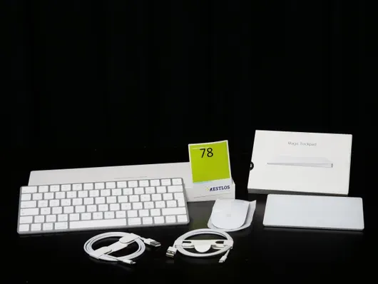 Set composto da Apple Magic Mouse, tastiera e Trackpad 2