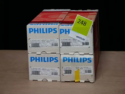 4件套 Philips 5000W CP/85 灯泡 Hal. Broadway Lamps