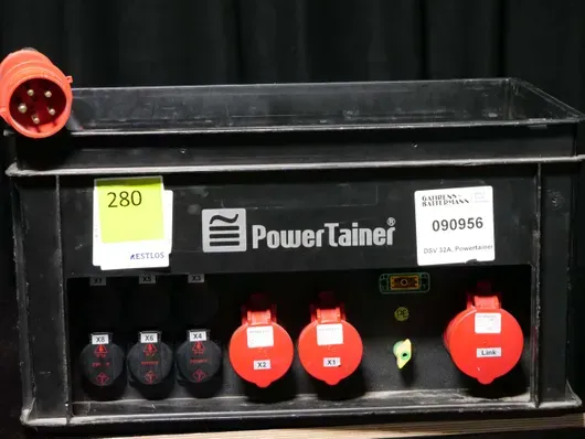 三相配电箱 32A Powertainer 1x32A CEE,2x16 CEE,6x Schuko