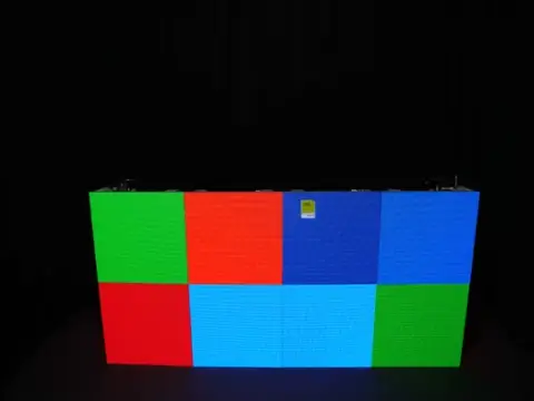Absen LED A3 DJ masası, 4 köşe modülü, 4 tekli modül