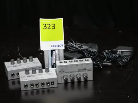 4'lü set Behringer HA400 MicroAmp kulaklık amplifikatörü