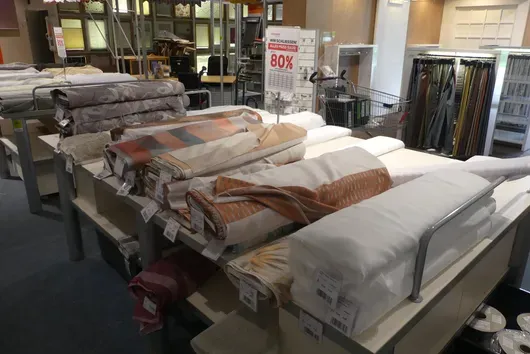 Konvolut af stofruller