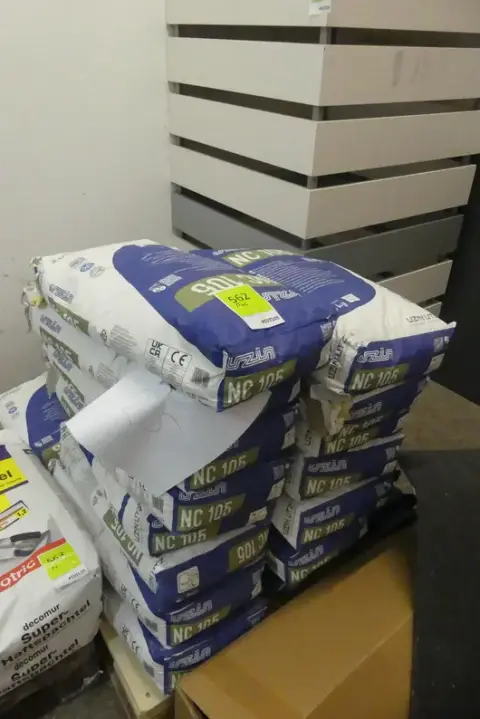Lot de șpaclu de gips pentru obiective