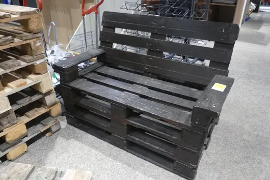 Banco de asiento de palé