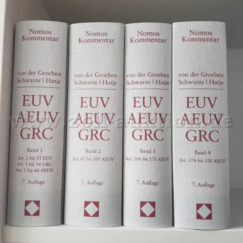 4 volumes "Droit de l'Union européenne"