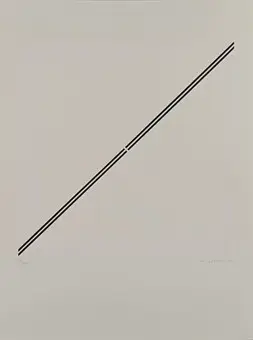 ARTISTA DESCONOCIDO/A. Composición concreta, 1972, grabado sobre cartón ligero.