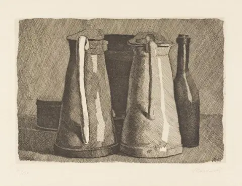 Giorgio Morandi, Natura morta con cinque oggetti