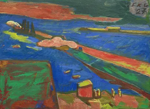 Friedrich Karl Gotsch, Molenbau, 1927