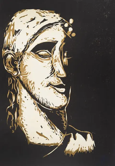 Markus Lüpertz, Mykenisches Lächeln, 1985