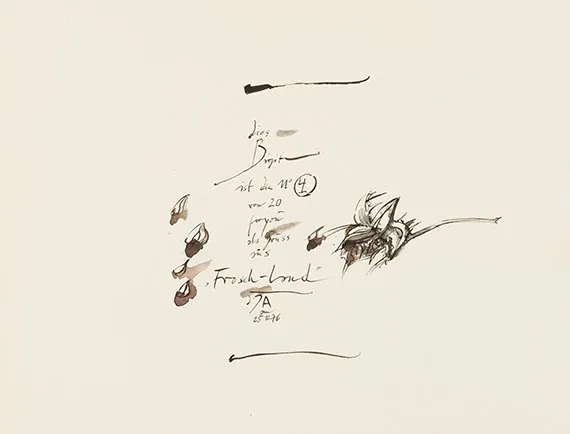 Horst Janssen, mapa: Froschland (44 lista)