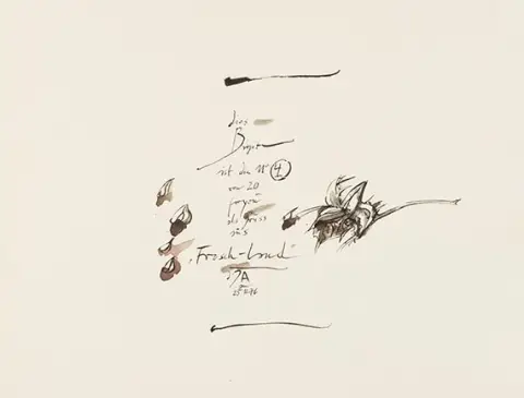 Horst Janssen, portfolio : Froschland (44 feuilles)