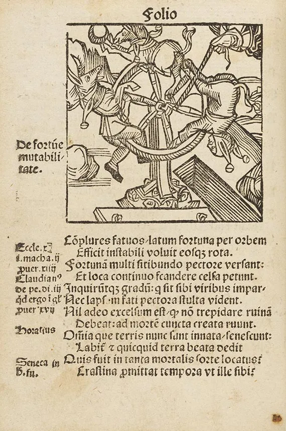 Sebastian Brant, Stultifera navis, 1497