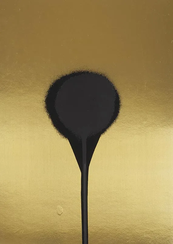 Piene, Otto, Künstlermappe "Spiegel Gold"