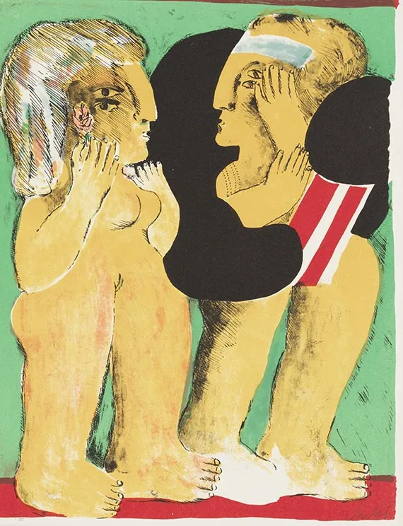Horst Antes, Invocation au prix de la reine