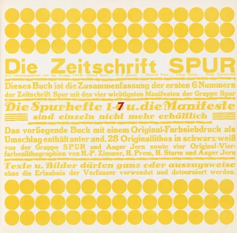 Spur, Spur-Buch, 1962