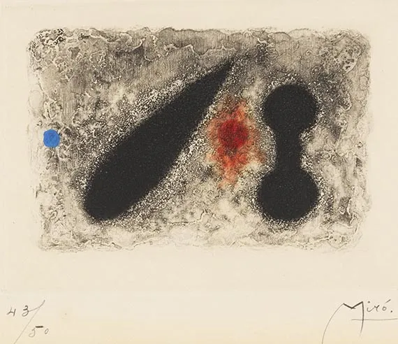 Joan Miró, iz Fusées, 1959