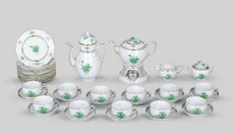 Kaffe- og teservice, Herend