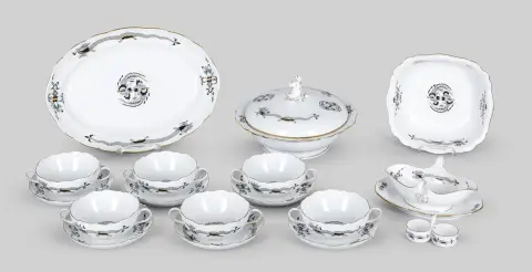 قطع خدمة طعام، Meissen (الدرجة الأولى)، Schwarzer Reicher Hofdrache