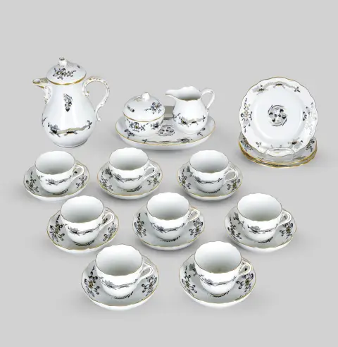 طقم موكا، Meissen (الدرجة الأولى)، Schwarzer Reicher Hofdrache