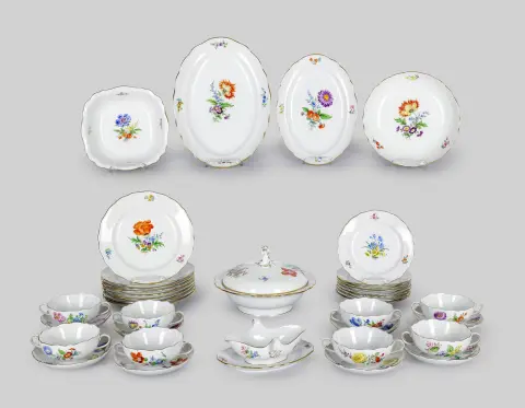 Spisestel, Meissen (1. sort.)