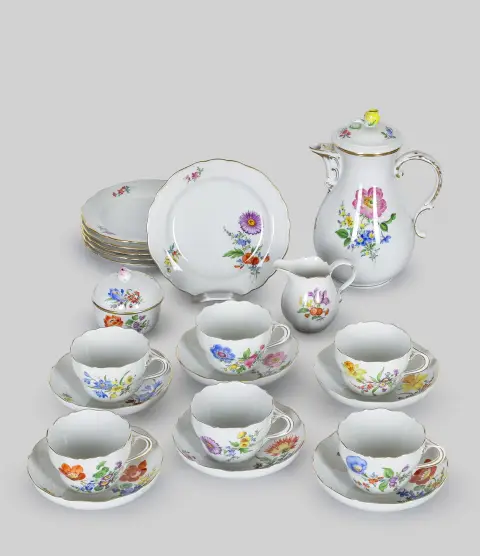 Kaffestel, Meissen (1. sort.)